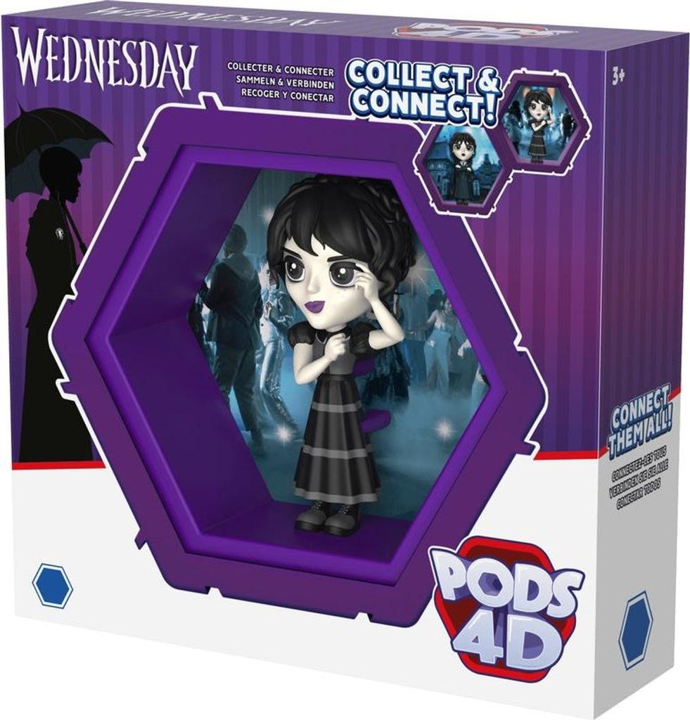 Wednesday Pod 4D Figur - Tanzender Mittwoch, 10 cm