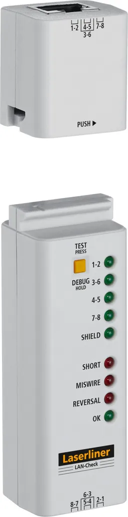 Recensione Laserliner LAN-Check: Tester Cavi RJ45 Compatto 083.064A