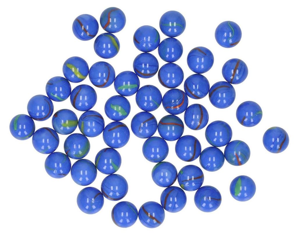 Murmeln blau, 50 Stk.