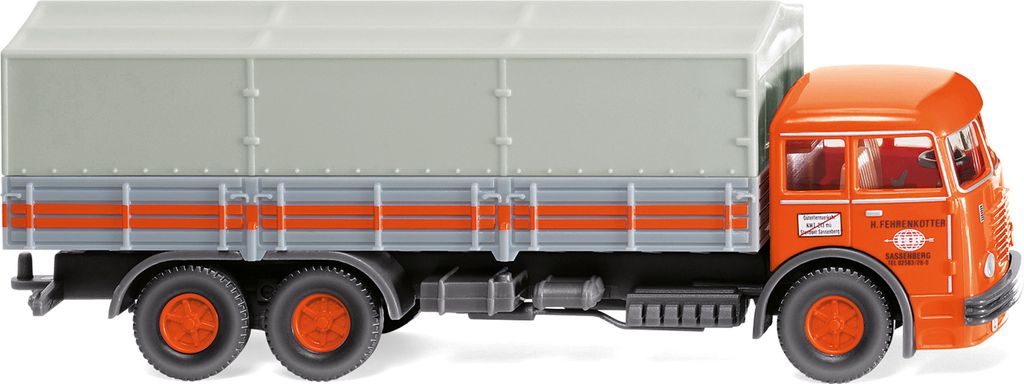 Wiking LKW Büssing 12000 Pritschen-LKW Fehrenkötter 047903