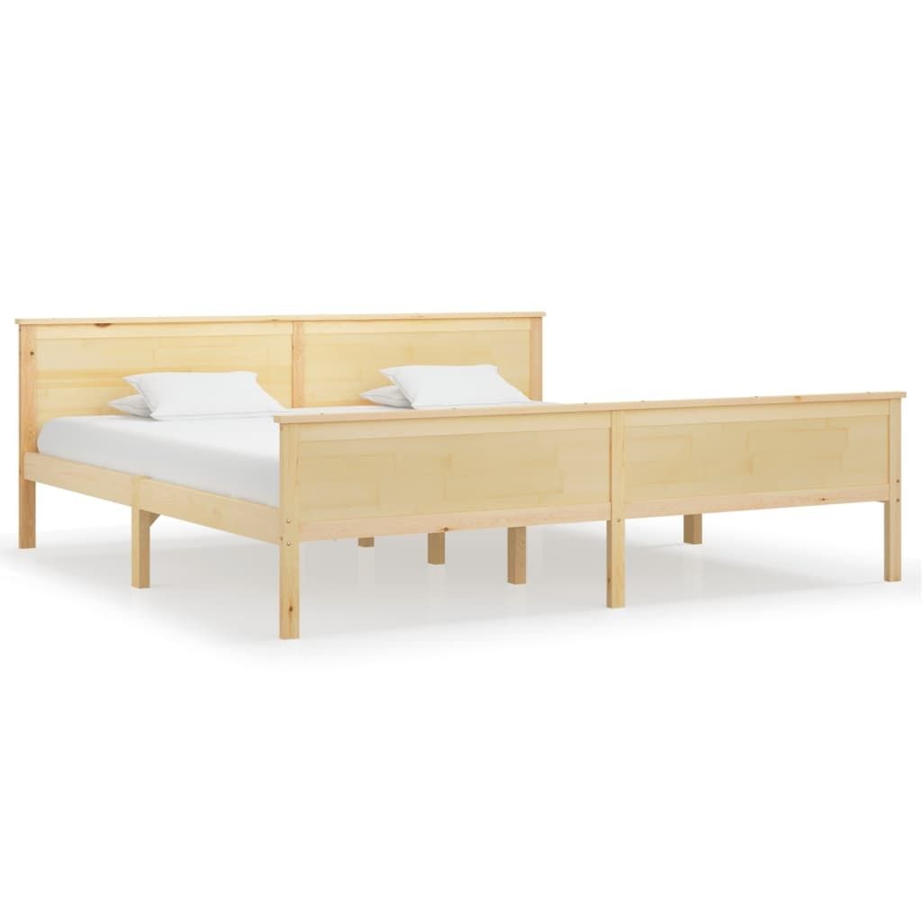 "SummerSchlussverkauf" Massivholzbett - Modern Doppelbett - 1 PC - Jugendbett - Kiefer 200x200cm - Klassische Betten NEU 2026 347679