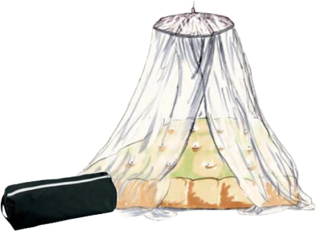 Moustiquaire de Camping McKINLEY Marron avec Motif - Protection Intégrale