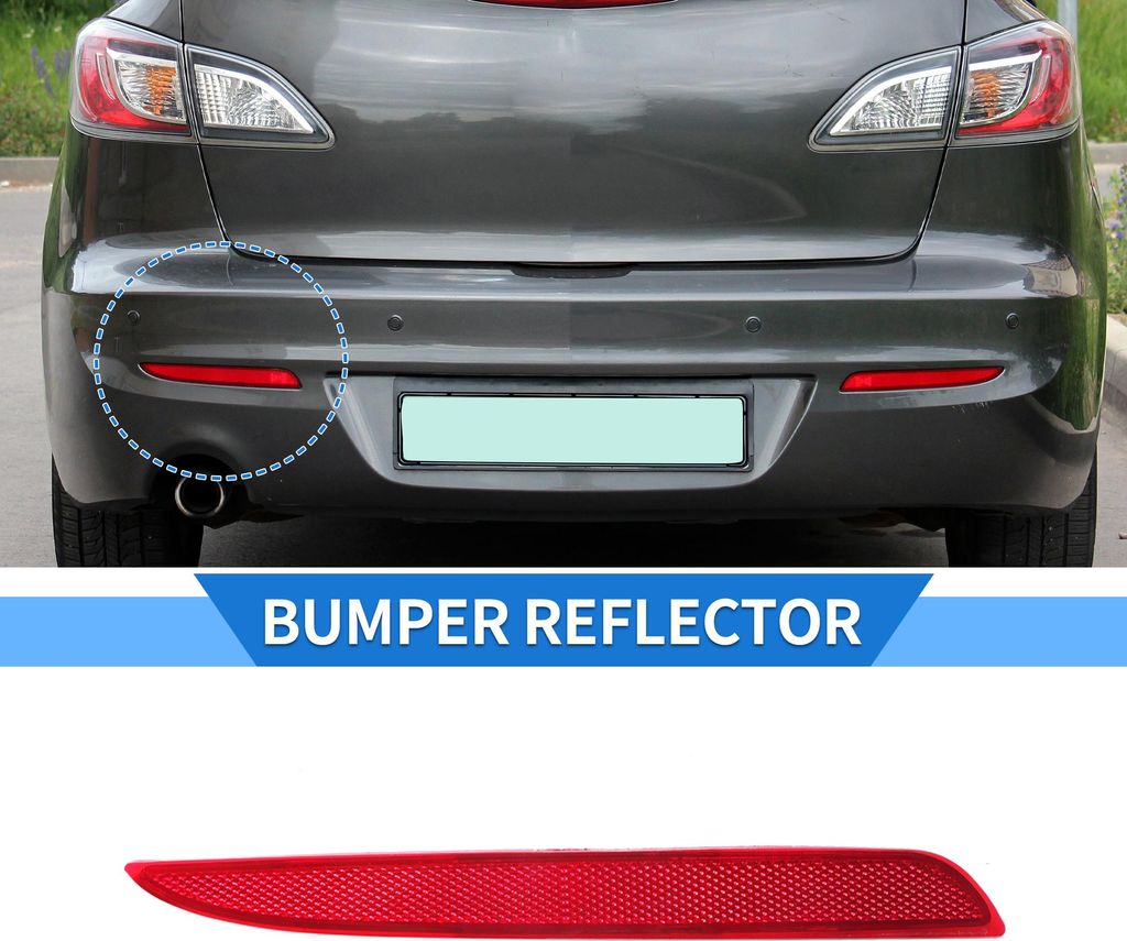 Réflecteur De Pare-Chocs Compatible Pour Mazda 3 Bl Image du produit 