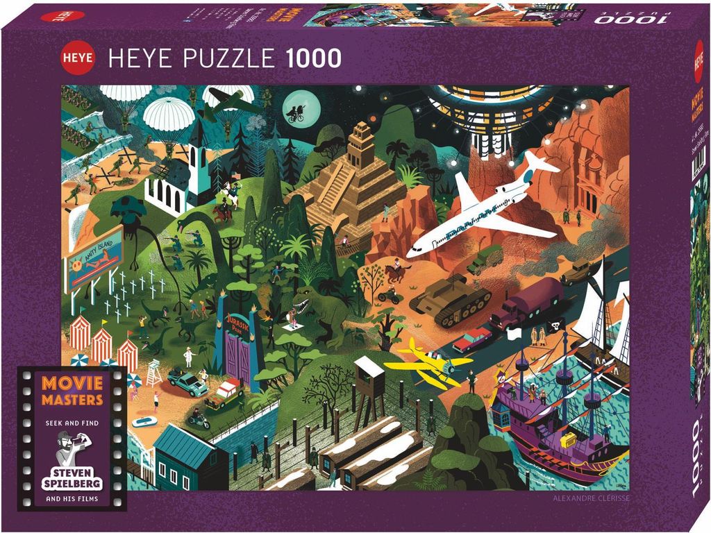 Puzzle 1000 pièces Films de Steven Spielberg Heye 29883 Image du produit 