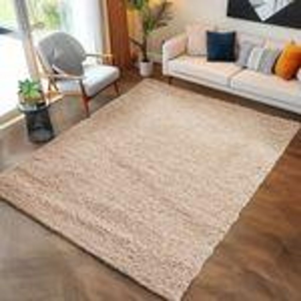 Teppich Wohnzimmer Hochflor Einfarbiges Design Langflor Shaggy Modern Flauschig, Größe: 300 x 400 cm, Farbe: Beige