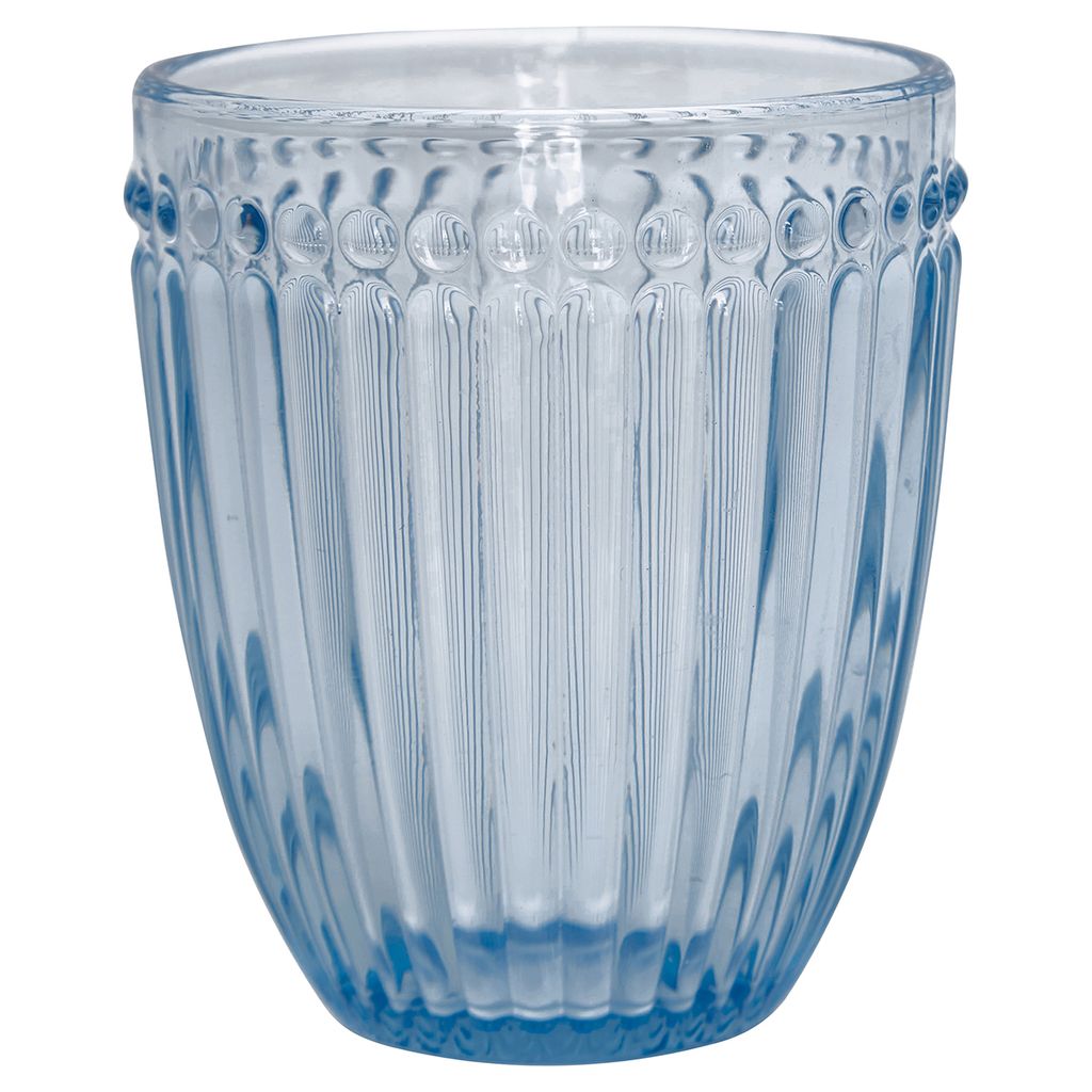 Greengate Alice Glass Water pale blue 9 cm
