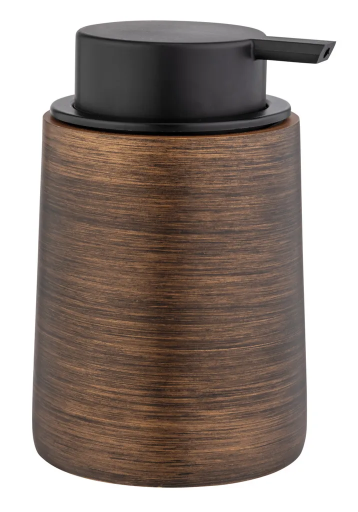 Distributeur de savon liquide en céramique bronze chic WENKO Palena - 2