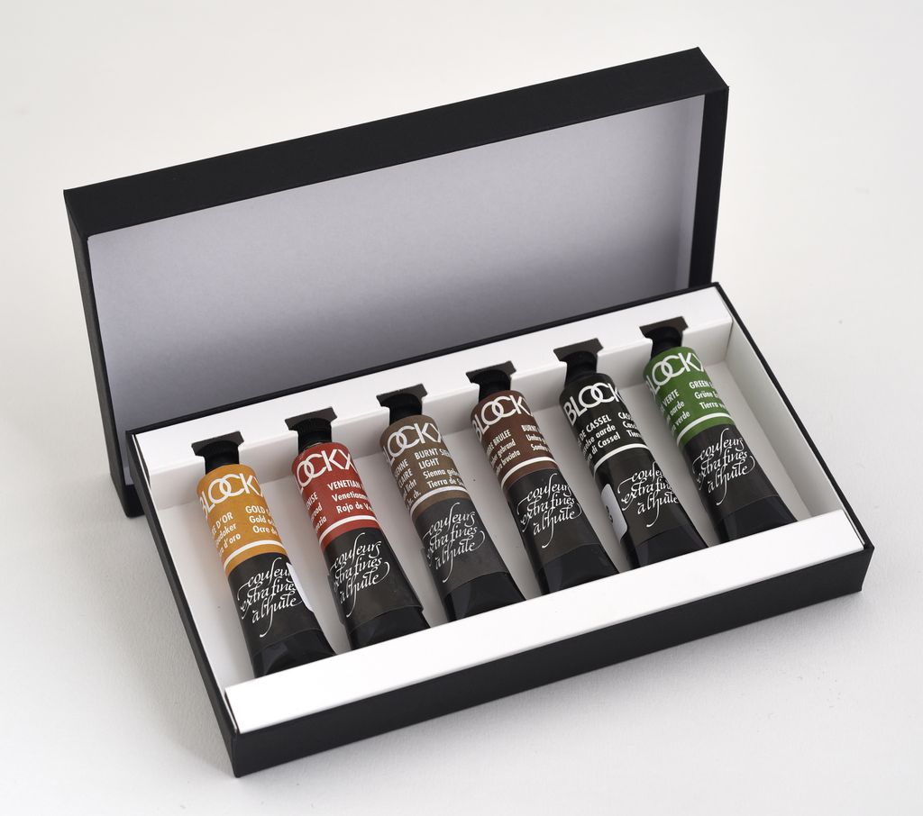 Blockx Ölfarben 6x20ml, Set Natürliche Erdtöne 212903BXC