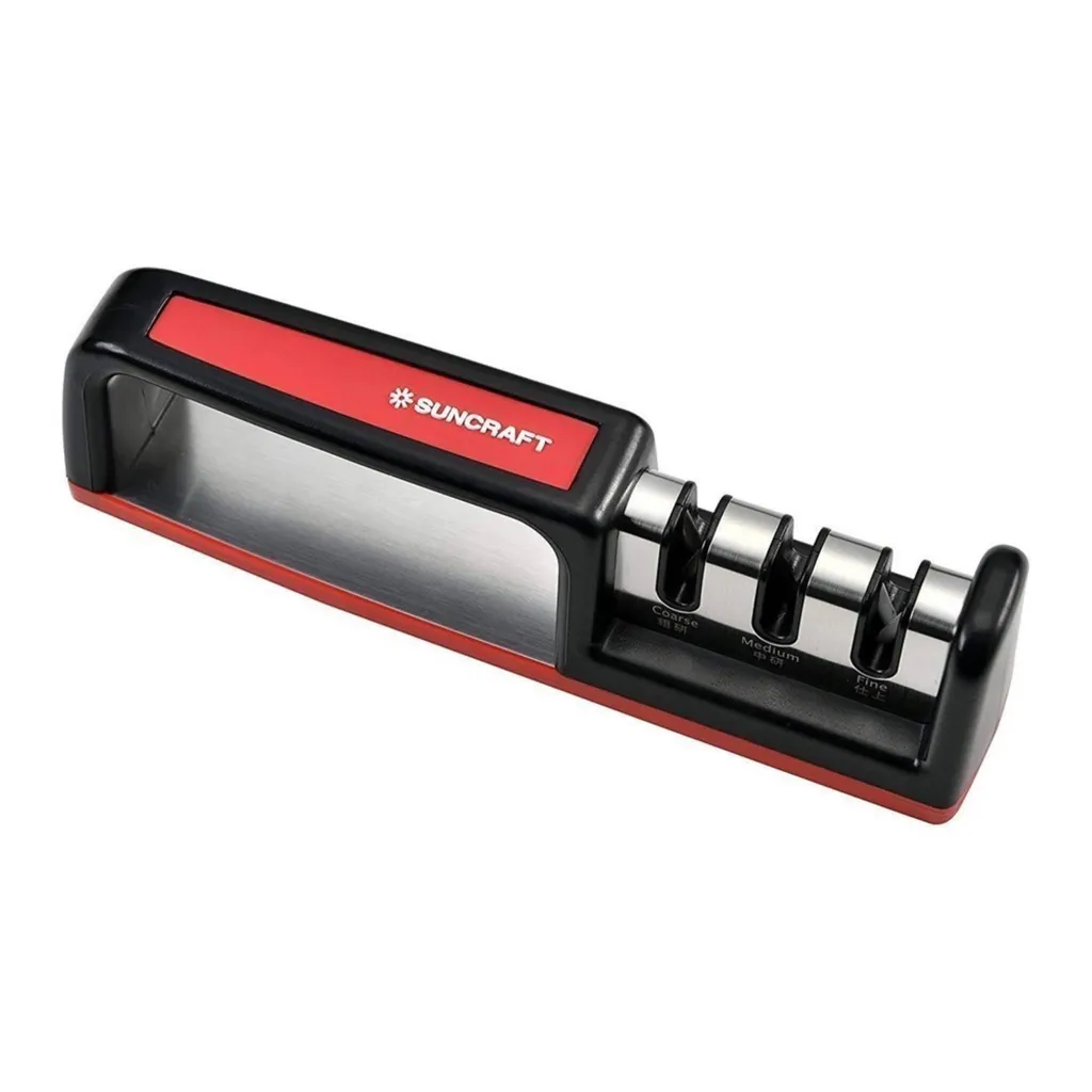 Suncraft HKS01 Temperino Pratico - Affilacoltelli Sicuro per Casa