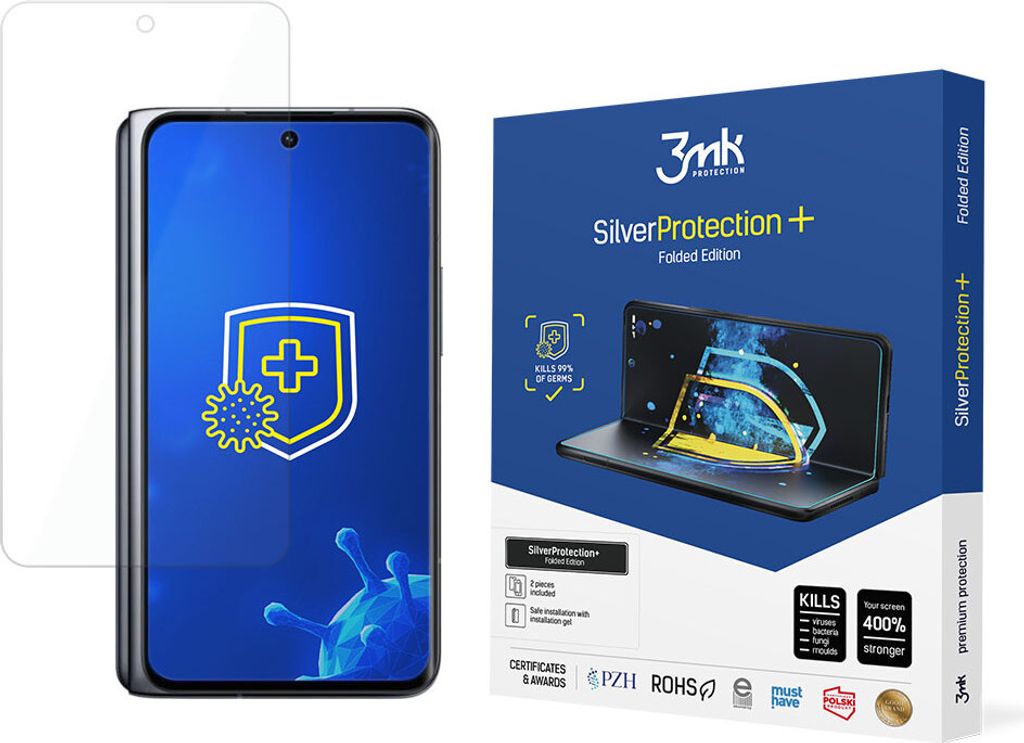 3mk Display Antimikrobielle Schutzfolie SilverProtection+ Folded Edition für Oppo Find N 5G0