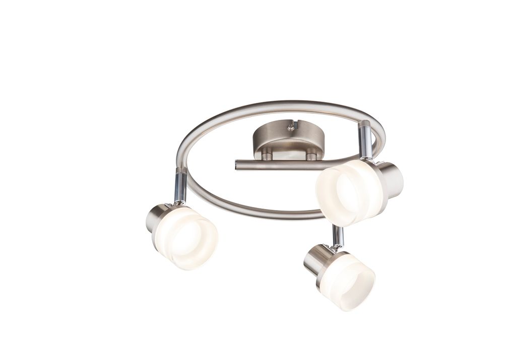 Globo Friso I Strahler Nickel matt, 3xLED; 56550-3