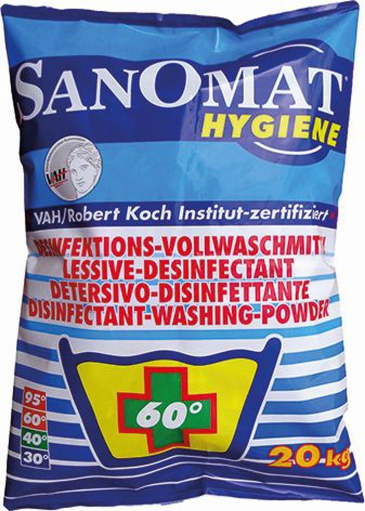 SANOMAT Desinfektionswaschmittel Hygiene 11113 20kg Produktbild 