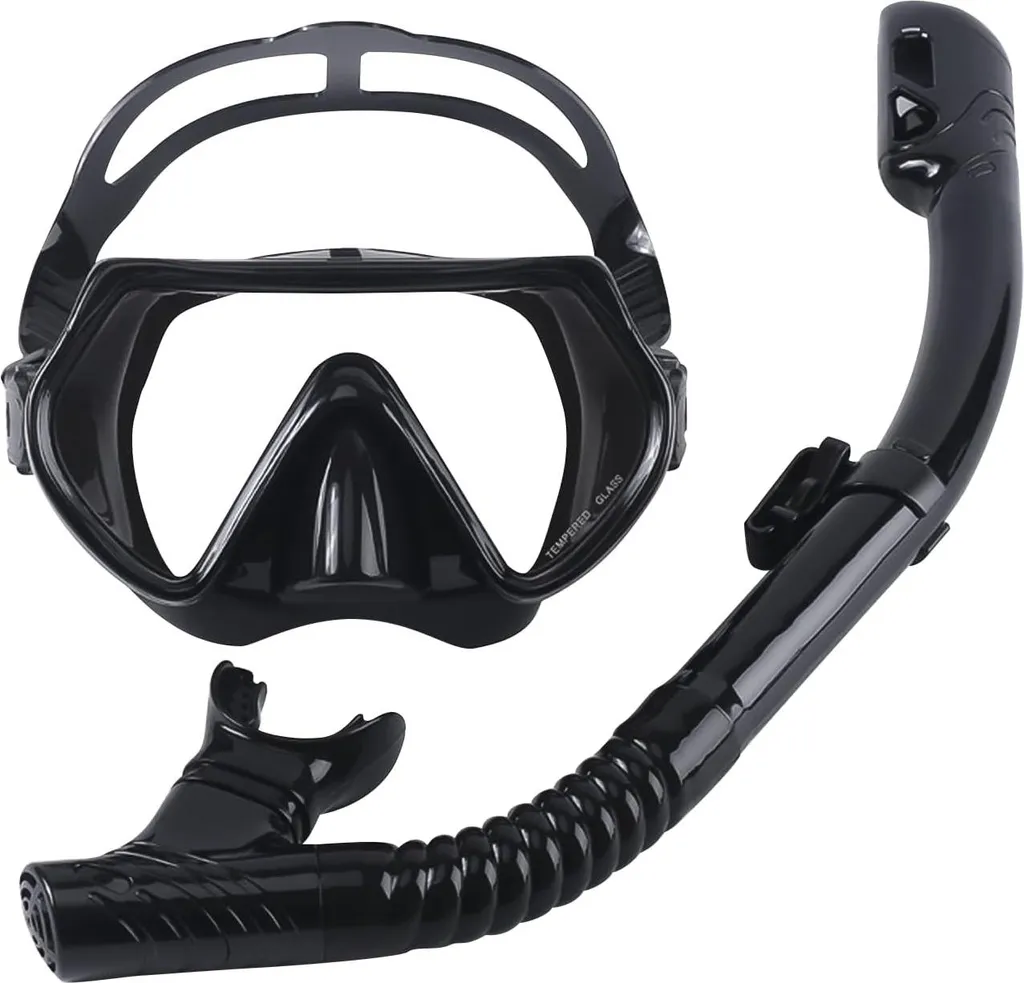 Kit Plongée avec Masque Hermétique et Tuba Sec pour vos Vacances