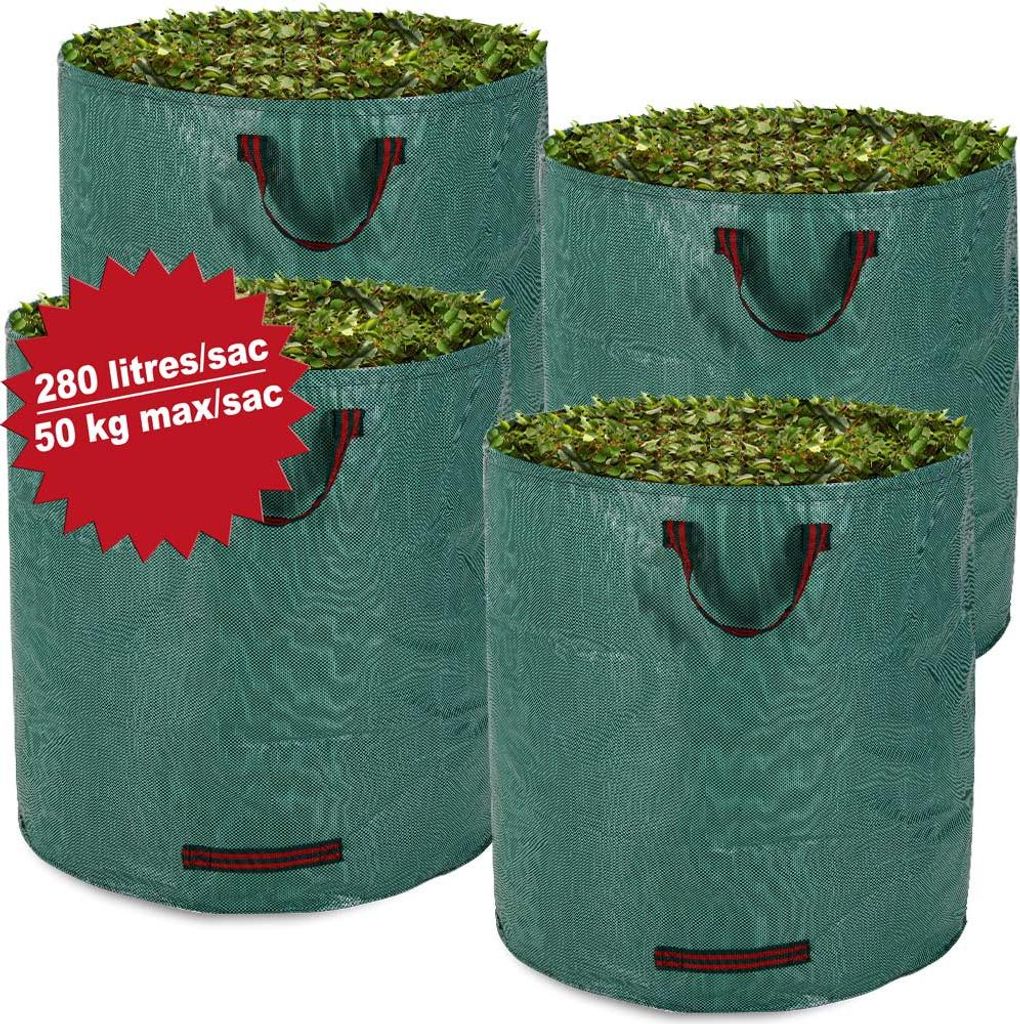 GARDEBRUK® 4x Sac de jardin 280 L par sac charge max. 50kg Image du produit 