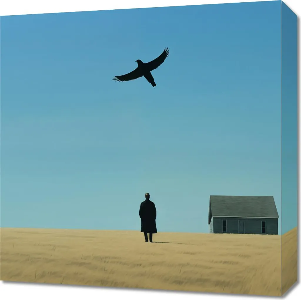 Quadro 50x50 cm Solo e libero - Arte per l'Anima e la Casa