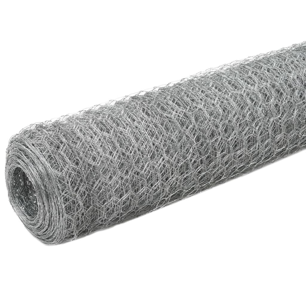vidaXL Clôture en fil de fer Acier galvanisé 25x1,5 m Image du produit 