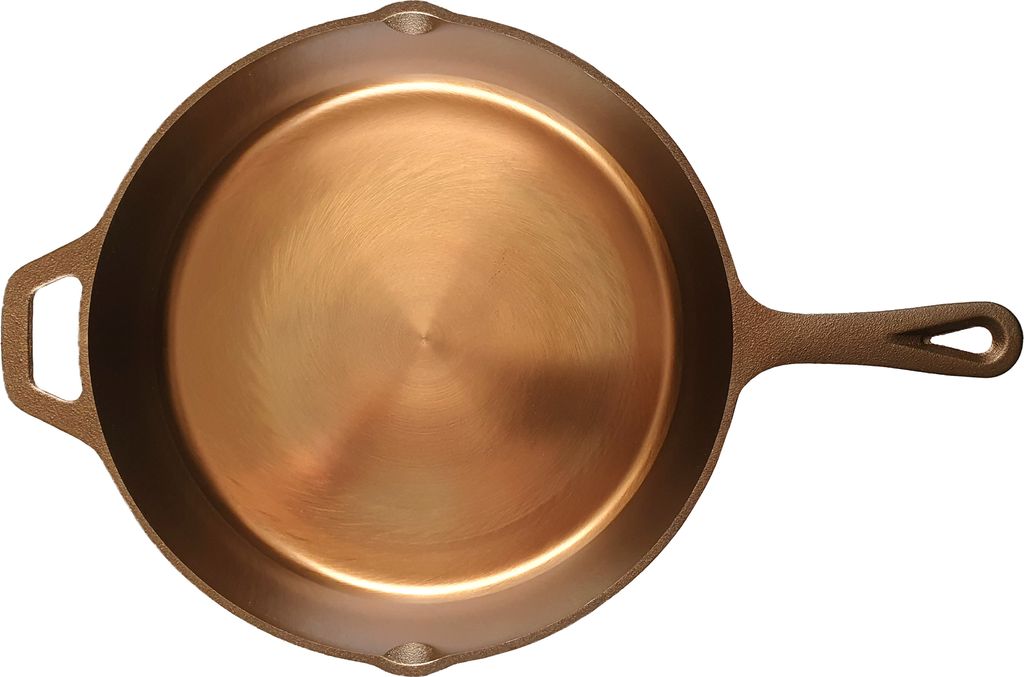 Kitchenbear - Gusseisenpfanne - MIRÓ poliert - geeignet für Induktion, Gas, Glaskeramik, Backofen, Grill und offenes Feuer - Bratpfanne unbeschic...