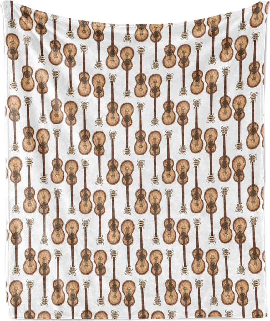 Plaid 125x175 ABAKUHAUS Chitarre Acustiche - Arredamento Interni
