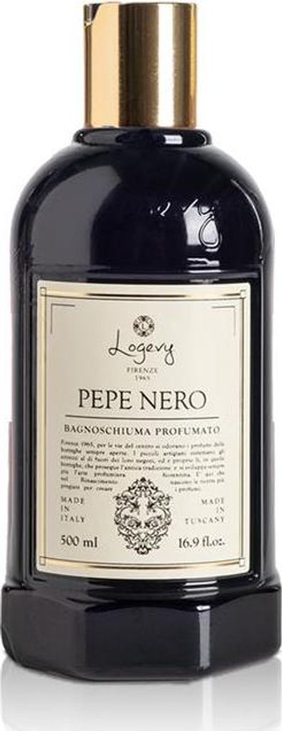 Logevy – Duschgel – Schwarzer Pfeffer – 500 ml – Aromatische Reinigung für Körper und Sinne