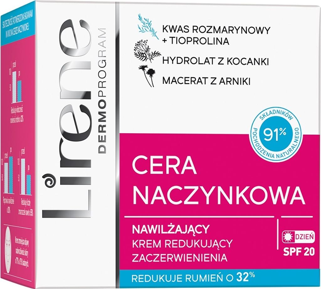 Lirene Gesichtscreme für Couperose-Haut 50 ml