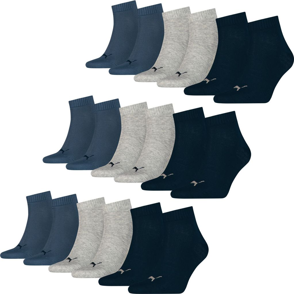 9 Paar PUMA Uni Quarter Socken Produktbild 