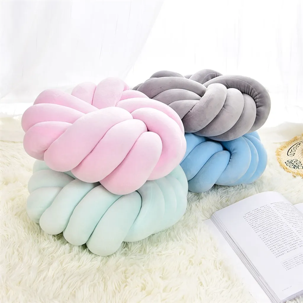 Cuscino Arredo Palla Blu 35cm | Qualità Nordic a Prezzo Smart - 4