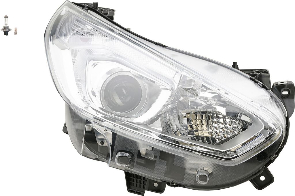 Johns, Scheinwerfer Halogen Front passend für Ford Galaxy 15 01/15- Rechts Leuchtmittel 1921533 EM2B13W029AF