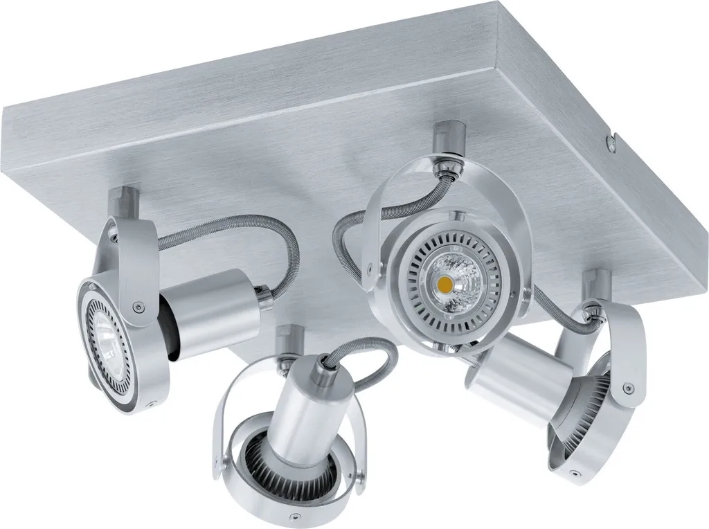 EGLO Plafoniera LED Spot Novorio 4L Alluminio 94645