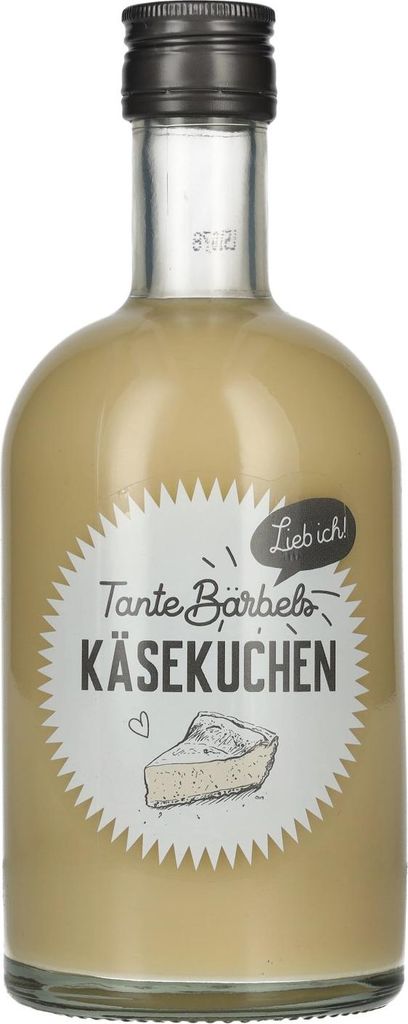 Tante Bärbels Käsekuchen Sahne-Likör 17% Vol. 0,5l Produktbild 