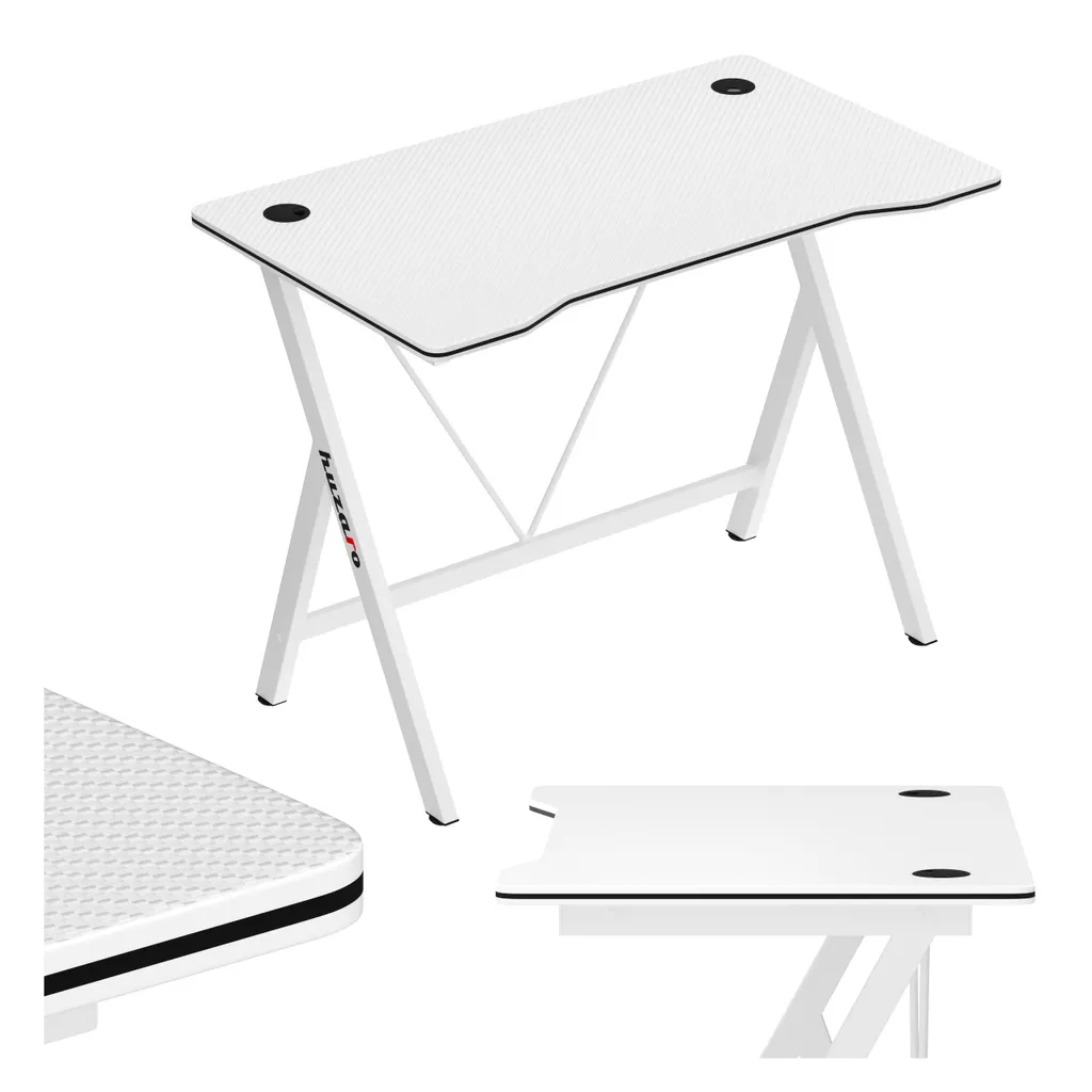 Offerta Scrivania Computer Huzaro Hero 1.4 Bianca | Tavolo PC Robusto - 7