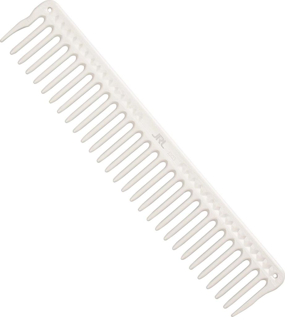JRL Professional Haarschneidekamm 7.7" weiß