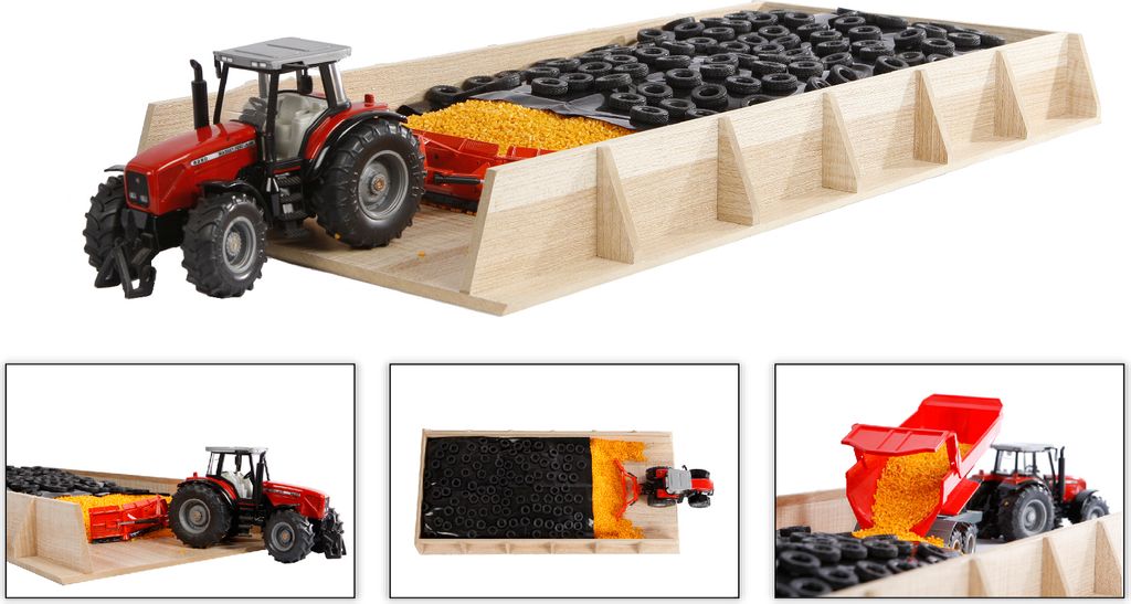 Kids Globe Fahrsilo/Siloplatte 1:24 Produktbild 