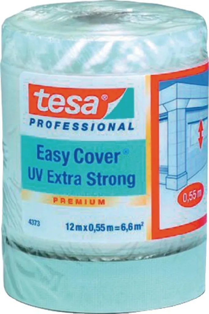 Ruban de Peintre Tesa Easy Cover 4373 UV Résistant 8 Semaines 12x1,4m
