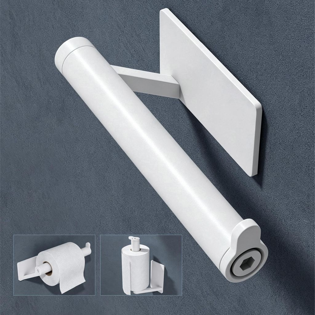 doporro Toilettenpapierhalter selbstklebend, Produktbild 