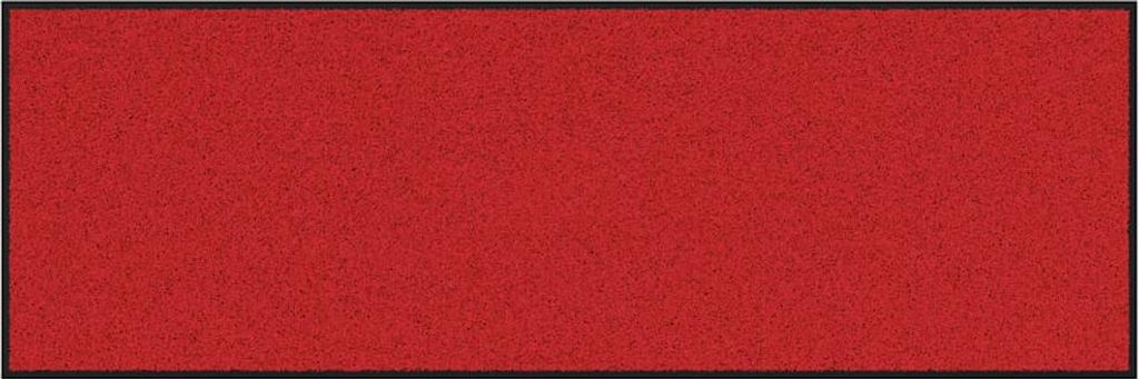 vidaXL Fußmatte Rot und Schwarz 60 x 180 cm 100% Polyamid