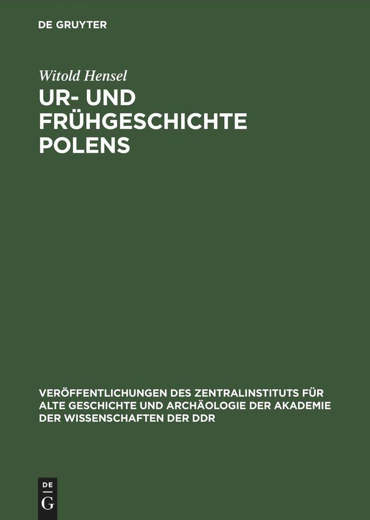 Ur- und Frühgeschichte Polens