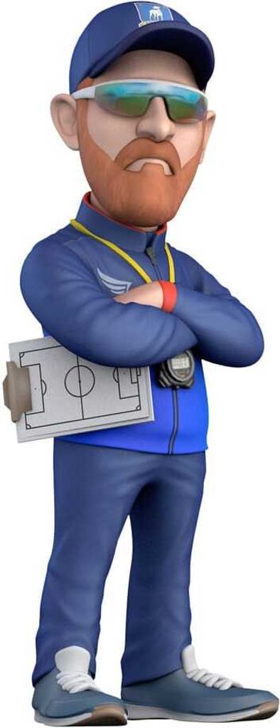 Ted Lasso Minix Figur Coach Beard 12 cm Produktbild 