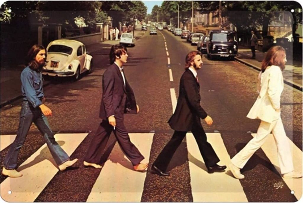 Nostalgic-Art - Blechschild 20 x 30cm - Fab4 - Abbey Road Produktbild 