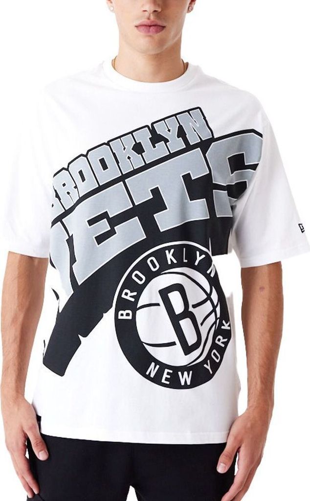 New Era Oversized Shirt - BIG LOGO Brooklyn Nets - S