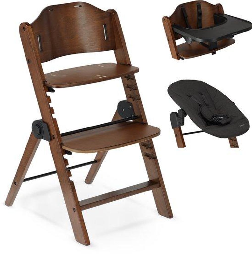 Chaise haute Deryan Odin Luxe avec fonction transat – 2 en Image du produit 