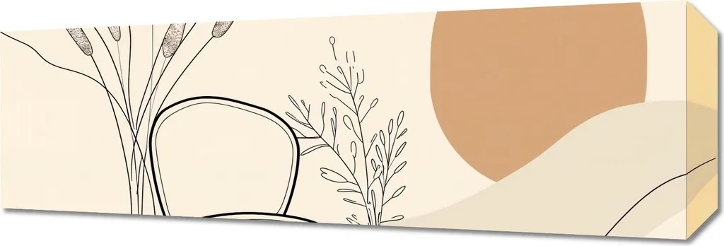 Image 60 x 20 cm Espace Détente - Tableau Déco Zen pour Mur Intérieur