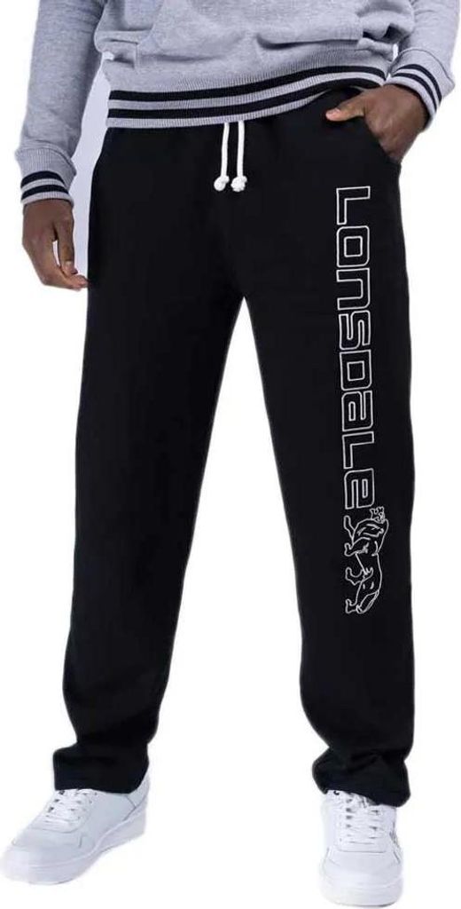 Lonsdale Stonesfield Trainingsanzug Schwarz M Herren Produktbild 