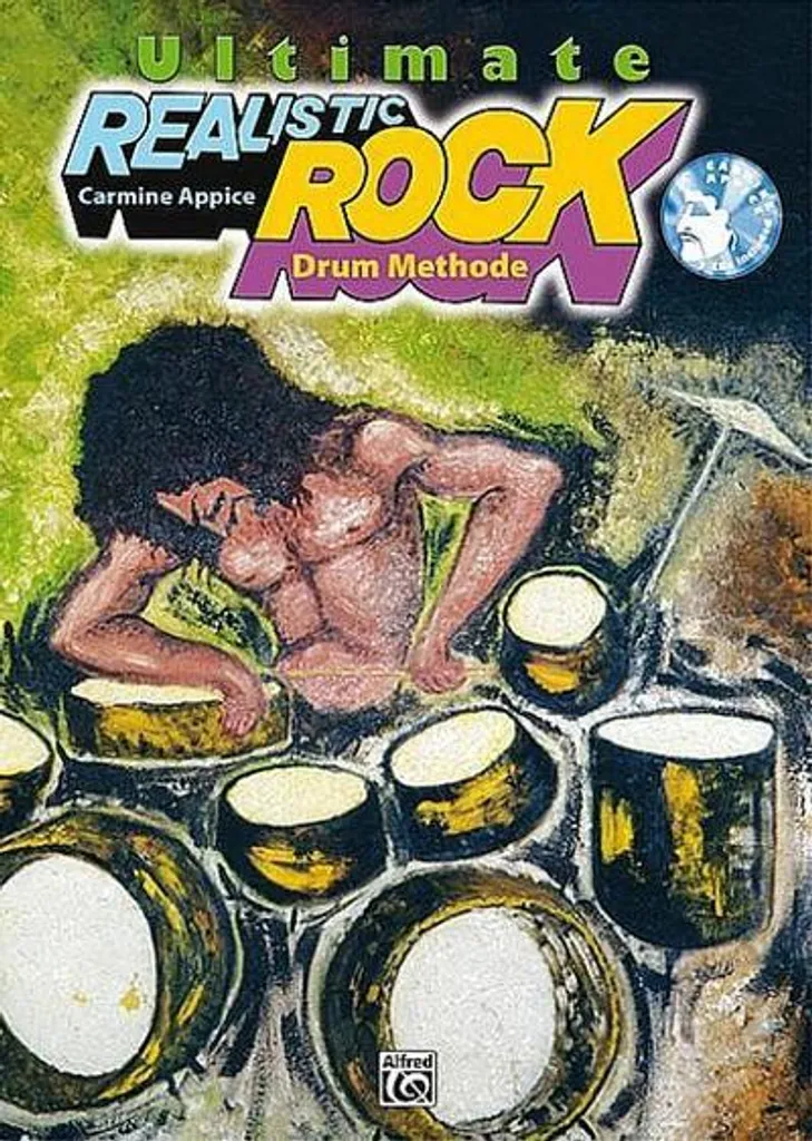 Livre de partitions batterie Ultimate Realistic Rock Drum Method Vol 1