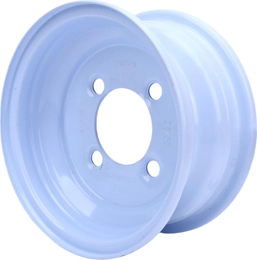 Jante 19x7-8 pouces en alliage aluminium 4 trous pour quad et go-kart