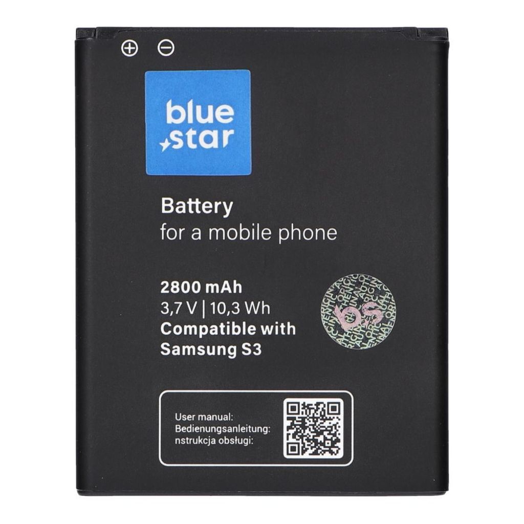 AKKU passend für Samsung Galaxy S3 (I9300) 2800m/Ah Li-Ion BS PREMIUM