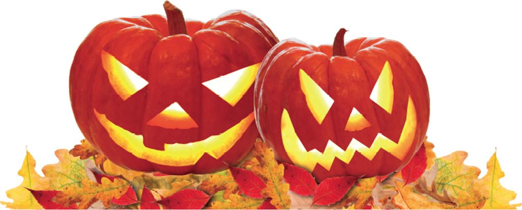 Halloween Aufkleber Poster-Sticker Für Fenster - Gruselige Kürbisse (60 x 28 cm)