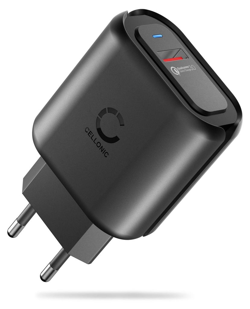 CELLONIC USB Ladegerät für Handy Smartphone Tablet mit QC Produktbild 