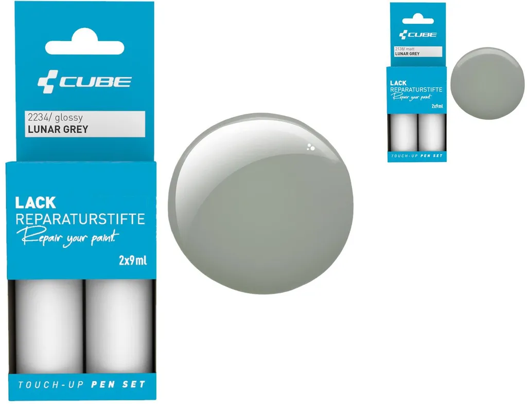 Réparer les rayures voiture Cube Gris Lune : Kit stylo retouche complet