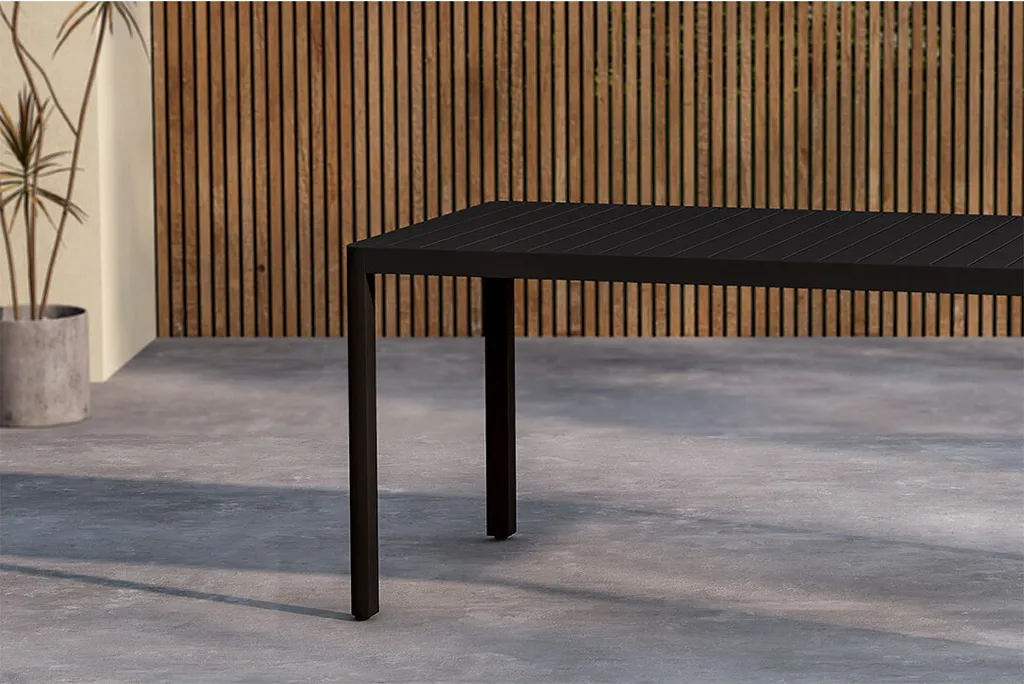 Table de Jardin Noire Giardini : Solution Stable et Durable contre la Rouille - 4