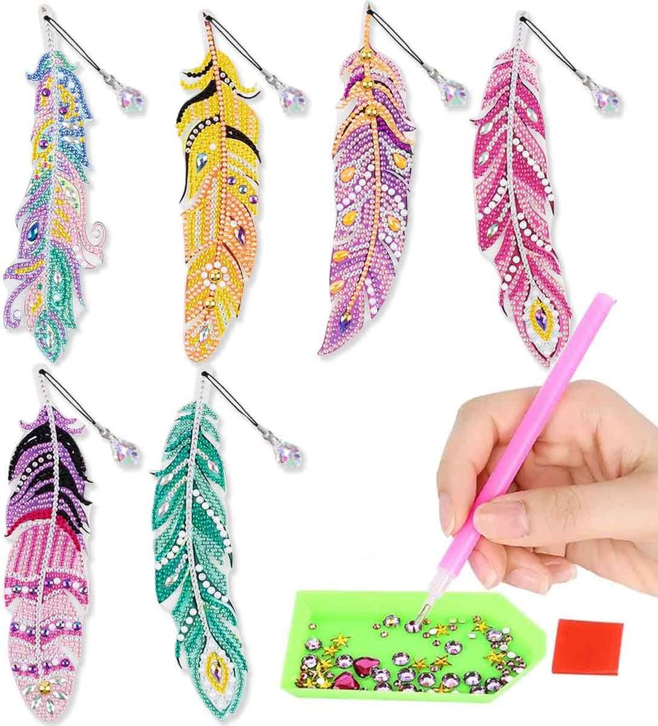 Diamond Painting Lesezeichen Kinder Erwachsene, Spielzeug ab 6 Jahre, Geschenke für Mädchen, Adventskalender Füllung Mädchen Kindergeburtstag B...